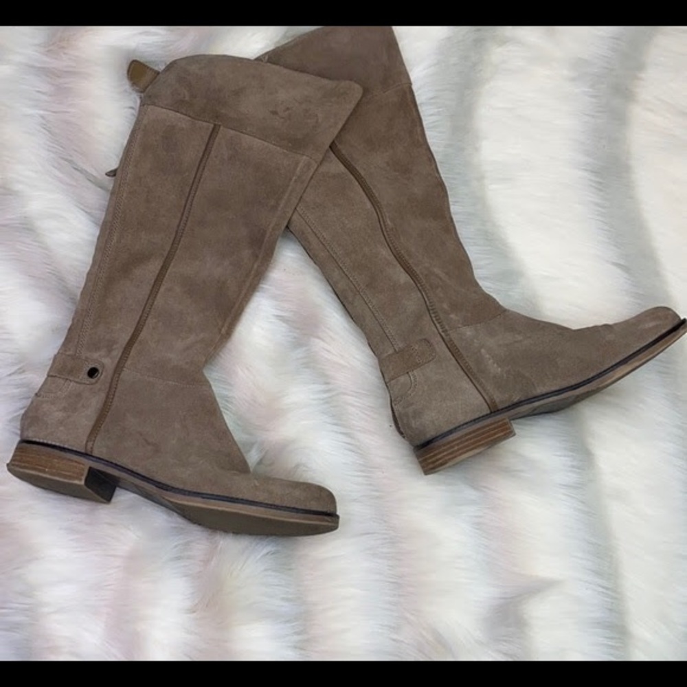 Franco Sarto Tan Knee-High Boots